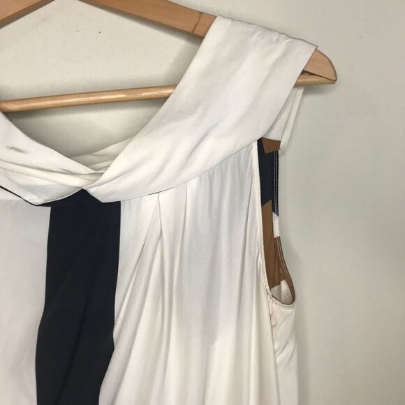DVF Sz 2 Silk Asymmetrical Dress - Picture 1 of 8